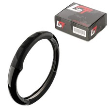 Steering Wheel Cover Ø 38x9 CM Black Carbon Look for Daimler