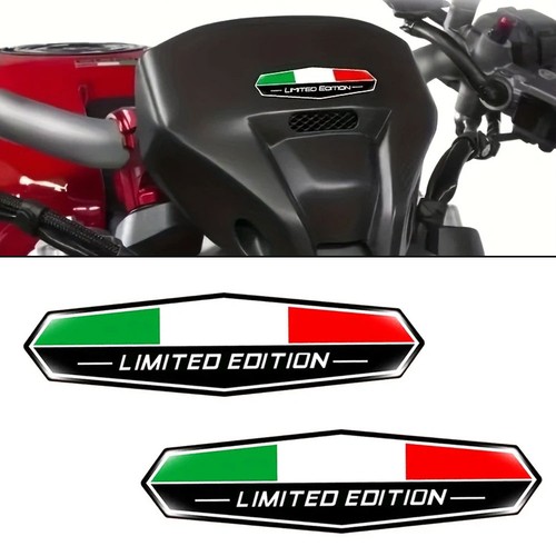2pcs italy flag sticker - 2pcs,
