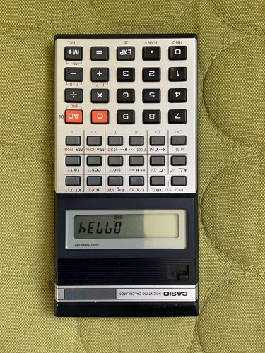 Vintage casio calculator - vintage,