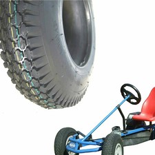 2 x DINO BERG PEDAL GO KART 4.80/4.00-8 TYRES & INNER TUBES Diamond pattern TR13
