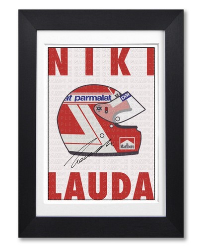 Niki lauda signed helmet - niki,