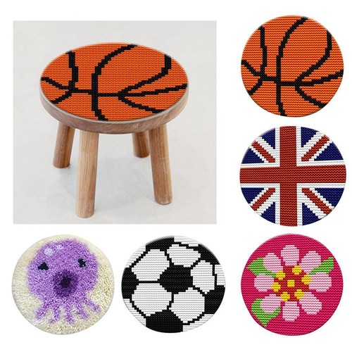 Latch hook kits round diy - kits, rug