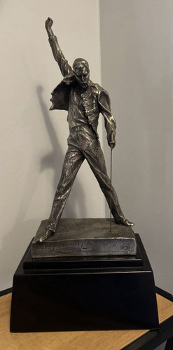 Pewter freddie mercury statue - freddie,