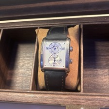 Raymond Weil Don Giovanni Dual Time Men's Watch Silver with black strap