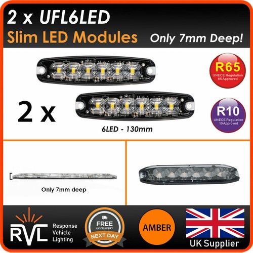 Pair 12v 24v slim - pair, flat