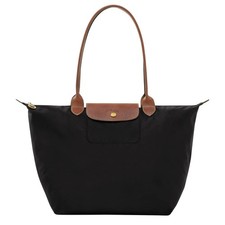 Genuine New Longchamp Le Pliage Tote Travel Shoulder Bag Nylon Handbag Black L