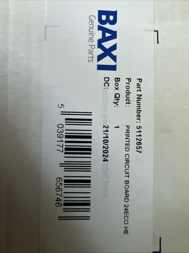 Brand new baxi main - brand, combi