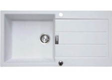 Franke Sirius S2D611PW Tectonite Kitchen Sink and Waste - Polar White