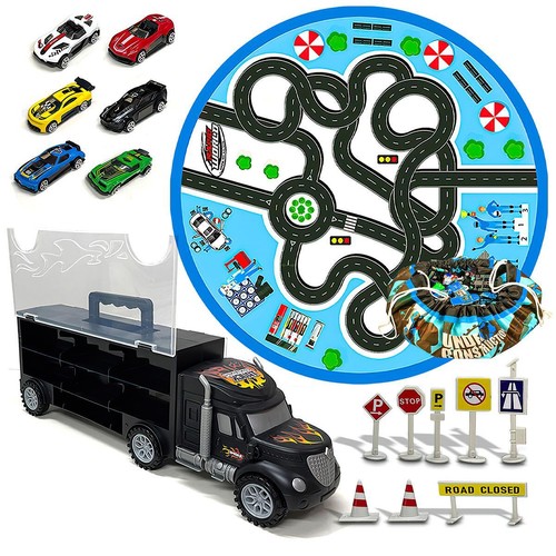 Kids portable truck 16pcs mini - truck,