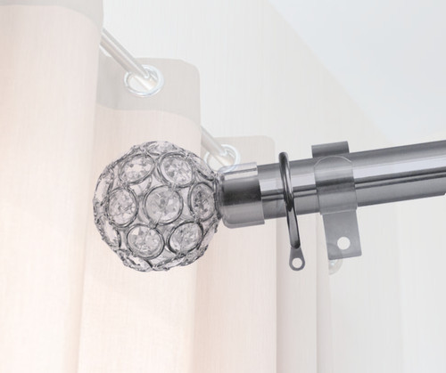 28mm metal curtain - metal, pole