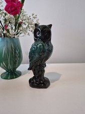 owl terracotta glazed, made by