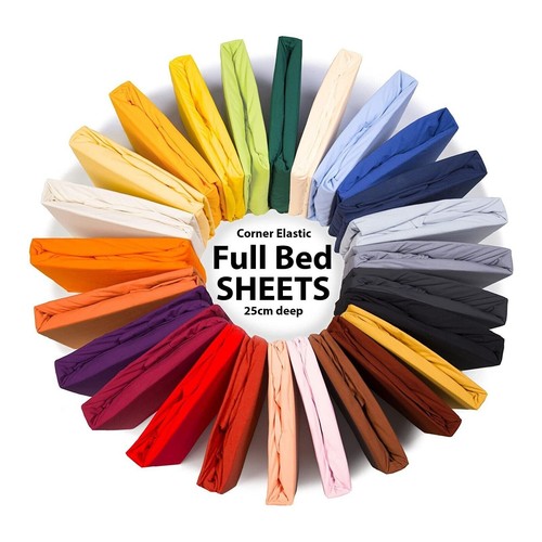 Full fitted sheet 25cm - fitted,