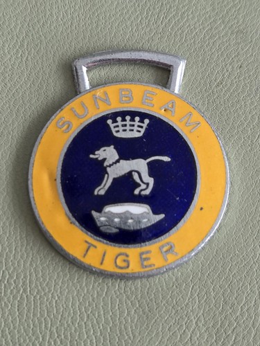 Vintage sunbeam tiger keyring - tiger,