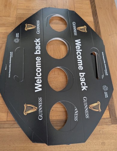 Guinness cardboard pint - guinness,