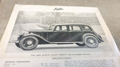 1935 austin light twenty - 1935,