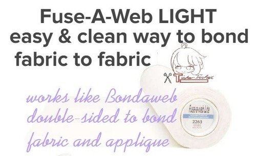 Fuse web 5metres bondaweb - 2.5metres,