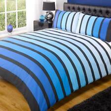 Kids Teen Bright Soho Striped Stripes Duvet Quilt Cover Bedding Set, 4 x Colours