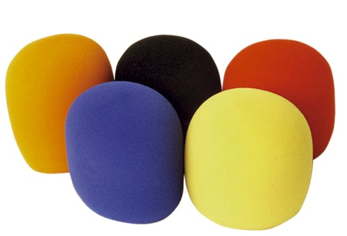 Coloured foam microphone - coloured,