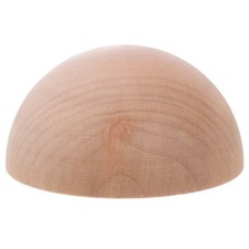  Half Round Wooden Ceramic Mold Plate Press Pottery Bowl Making Tool Crafts Clay