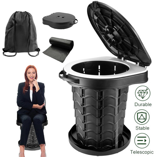 Portable camping toilet - portable,