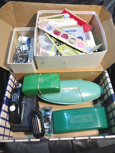 Vtg lot singer - lot!, hand