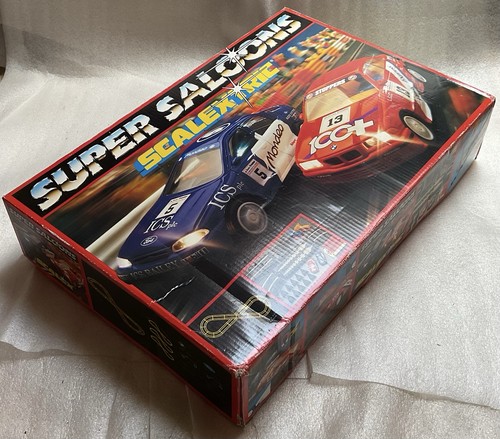 Scalextric super saloons set - scalextric,