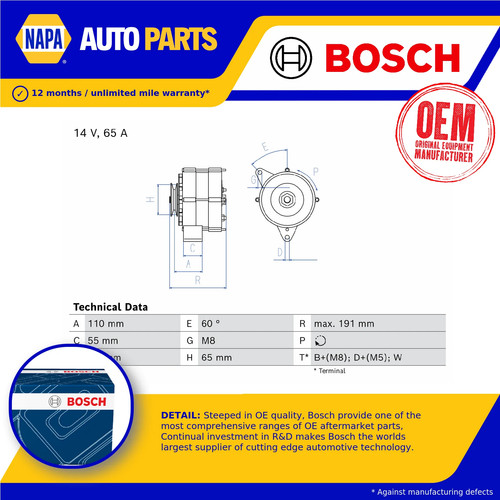 Alternator fits audi coupe - alternator,