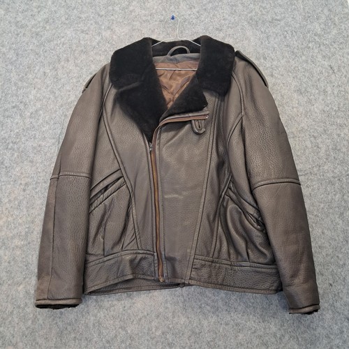 Vintage leather jacket large - vintage,