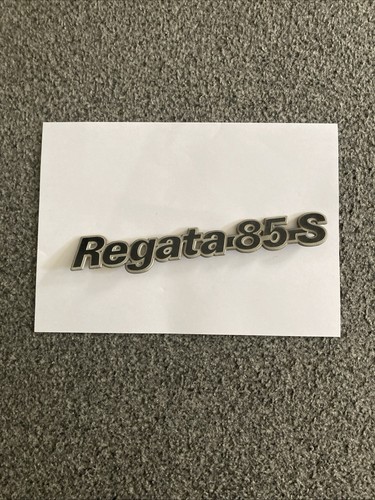Fiat regata plastic car - plastic, badge