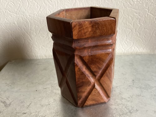 Vintage indian carved wooden - vintage,
