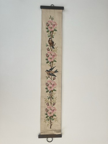 Vintage cross stitch bell - bell, pull