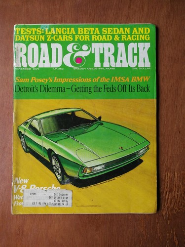 Road track magazine november - &,
