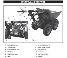 Muck Truck Max - Powered Wheelbarrow-8cu ft. skip/bucket
