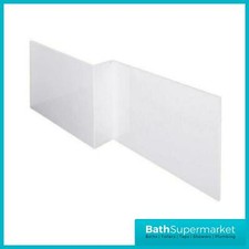 Nuie MDF L-Shaped Front Bath