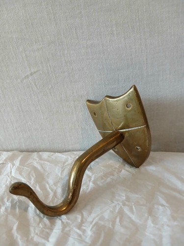 Vintage solid brass shield - solid,
