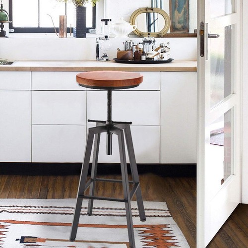 Adjustable vintage bar stool - adjustable,