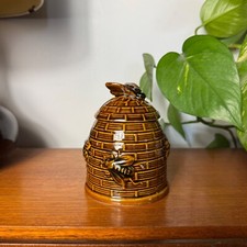 Vintage Honey Pot With Lid &