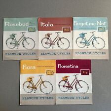 Elswick Cycles Flyers Barton-on-Humber Fiora Florentina Rosebud Itala Vtg 1970’s