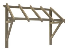 Flat roof Porch Canopy 1.8m