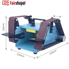 950W/220V Double Axis Electric Sander Belt Variable Speed Grinder Polisher NEW