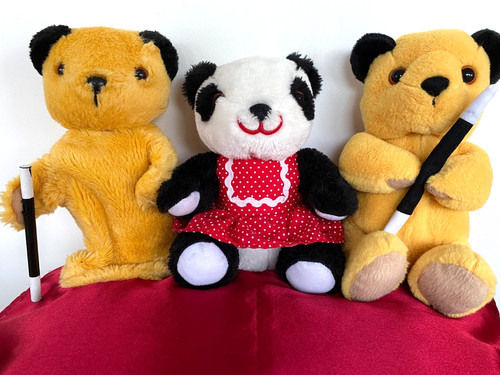 Sooty soft toys - x,