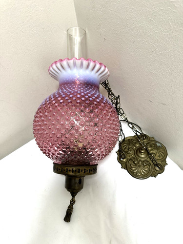 Chandelier fenton hobnail - chandelier,