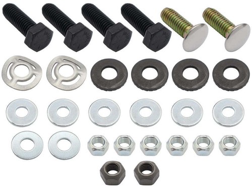 Front bumper bar bolt kit - front, with
