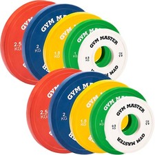 Olympic Fractional Rubber Change Plates 2 inch Gym Weight 0.5 1 1.5 2 2.5 kg