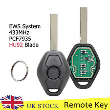 433MHz 3 Button Remote Car Key Fob For BMW E46 3 E60 5 X5 E53 7 E63 Series EWS