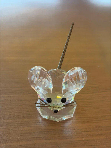 Swarovski crystal large mouse - crystal,