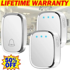 Wireless Door Bell Plug-in Electric Cordless Doorbell 36 Tunes 4 Volume Doorbell
