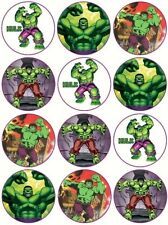 24 Hulk Marvel Cake Toppers