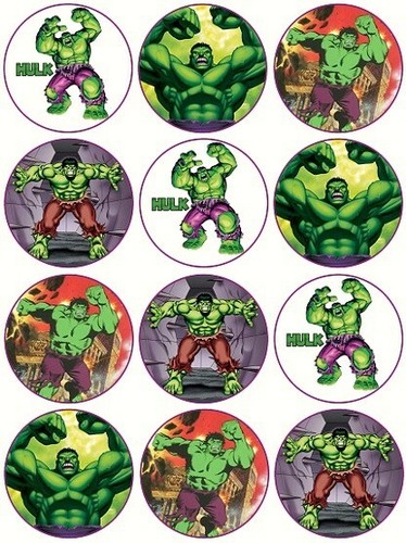 Hulk marvel cake toppers - hulk,