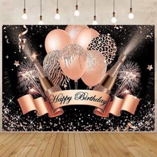 Happy Birthday Backdrop Banner